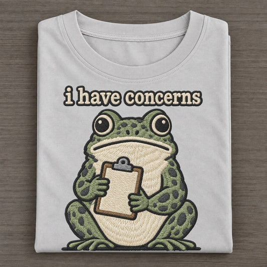 I Have Concerns Strongly Worded Classic T-shirt – Grey