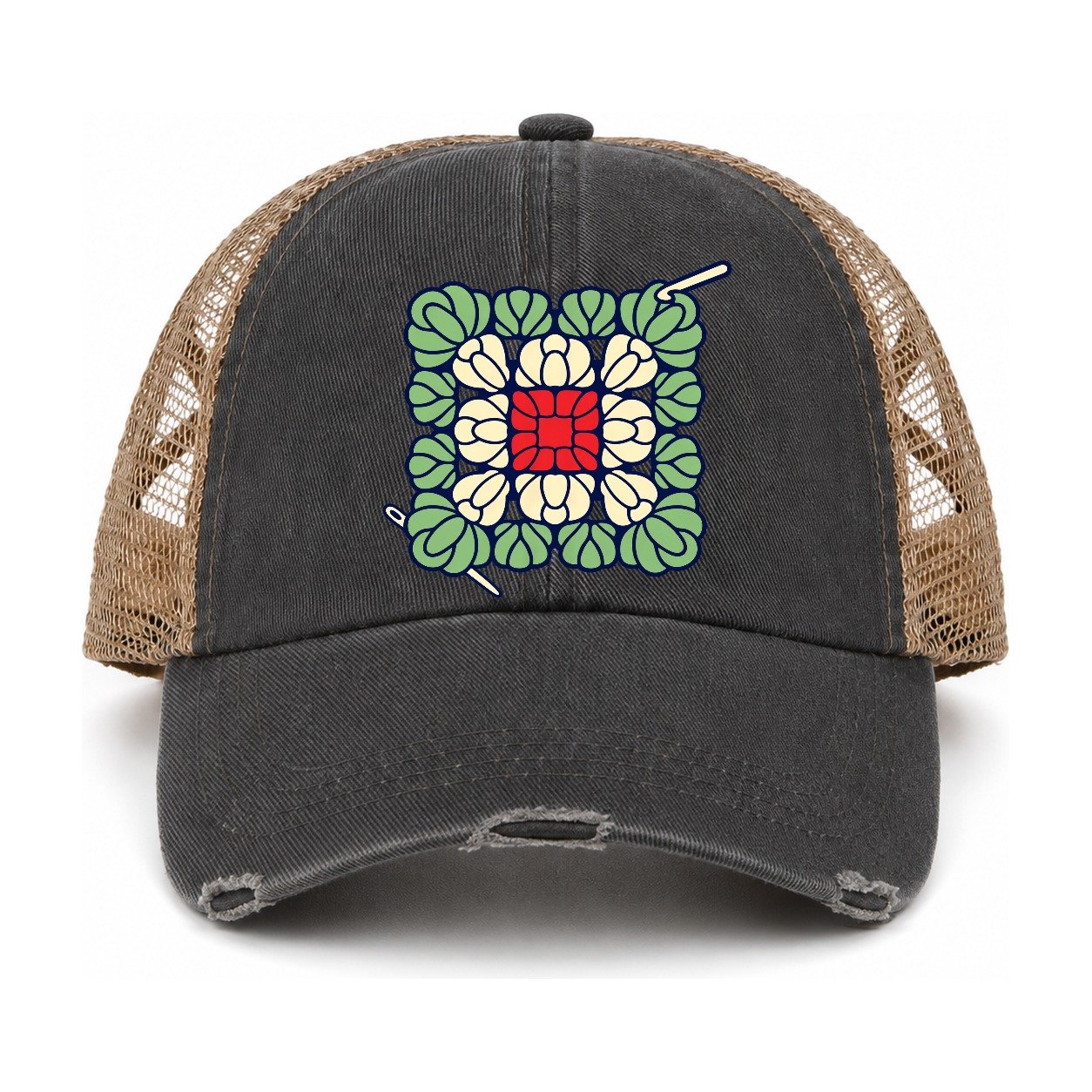 Washed Black-Khaki — front view