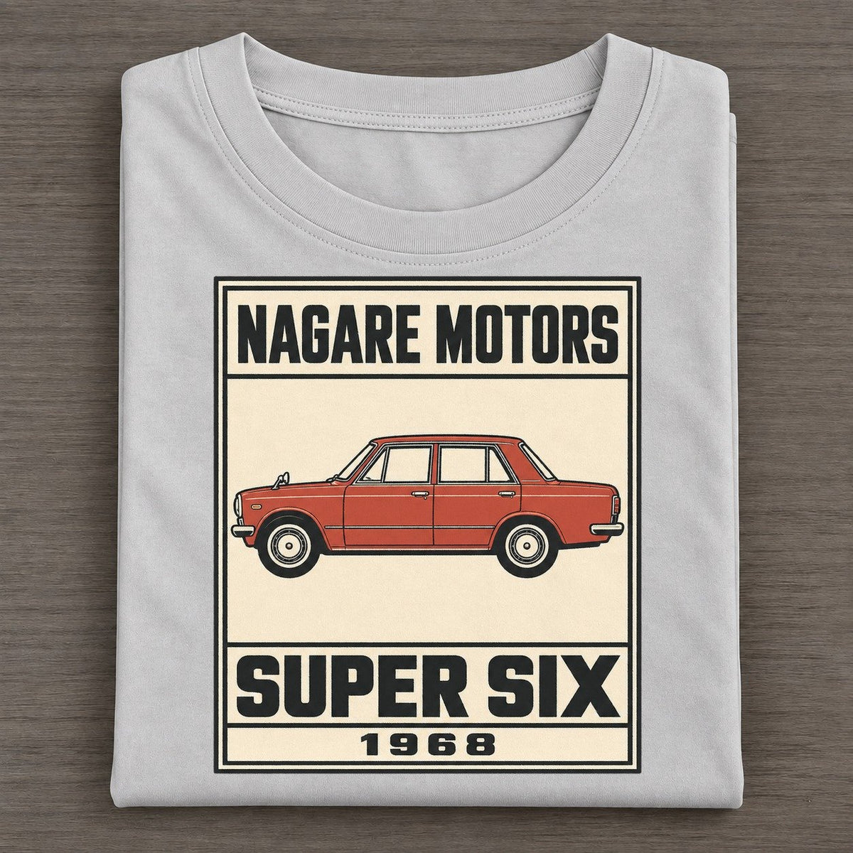 Nagare Super Showa Speed Plates Classic T-shirt – Grey