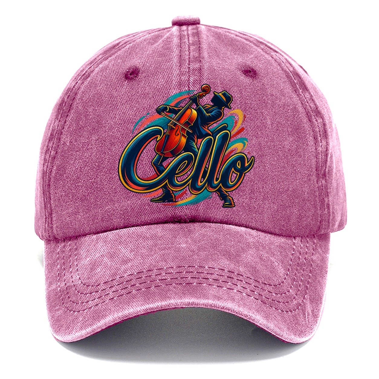 Cello Wordmark Music Instruments Classic Cap – Dusty Rose