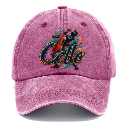 Cello Wordmark Music Instruments Classic Cap – Dusty Rose