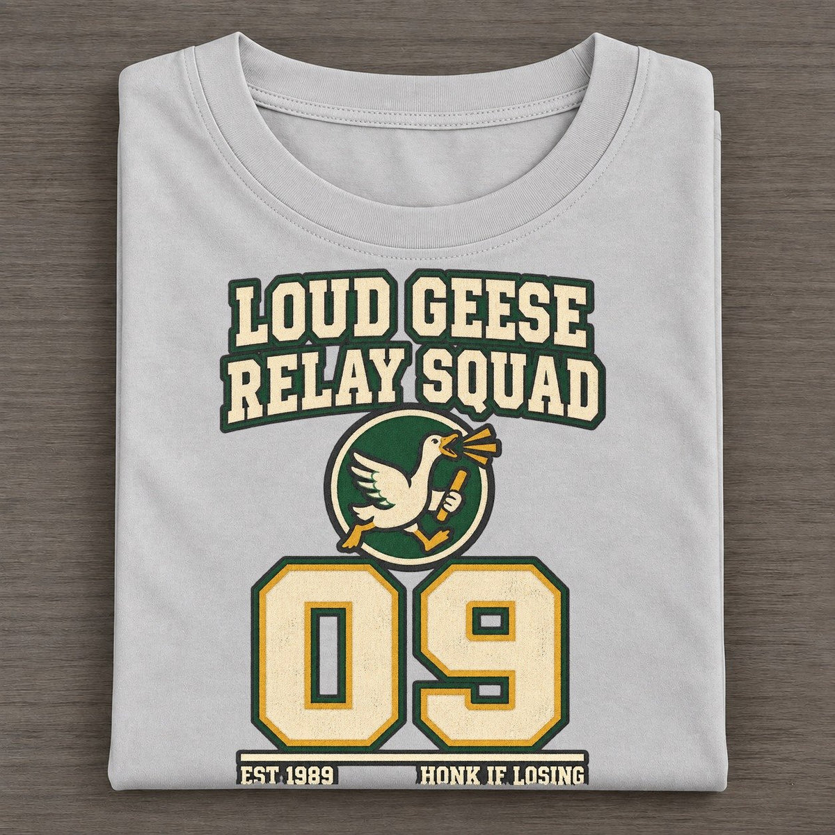 Goose Relay Sunday Nobodies Classic T-shirt – Grey