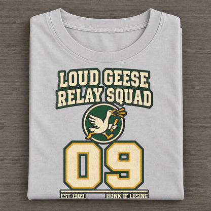 Goose Relay Sunday Nobodies Classic T-shirt – Grey