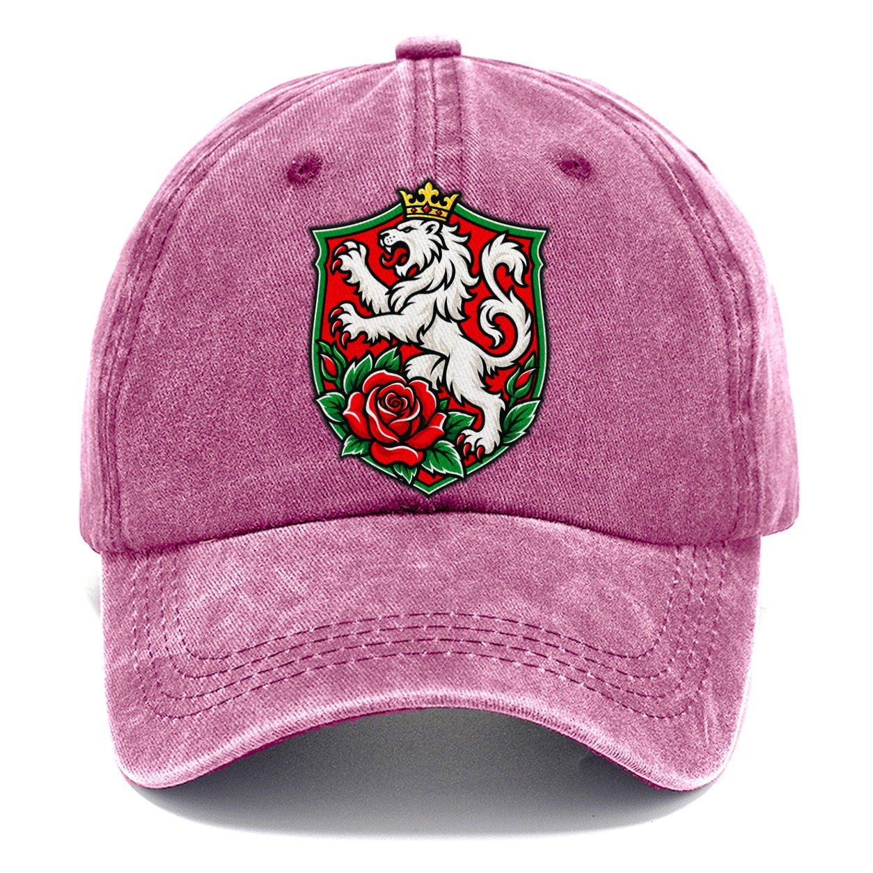Bulgaria Minimal Emblem Country Logos Classic Cap – Dusty Rose