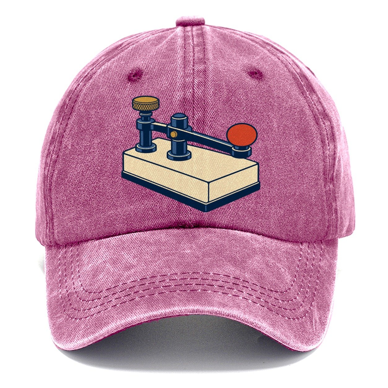 Straight Key Elevation Amateur Radio Classic Cap – Dusty Rose