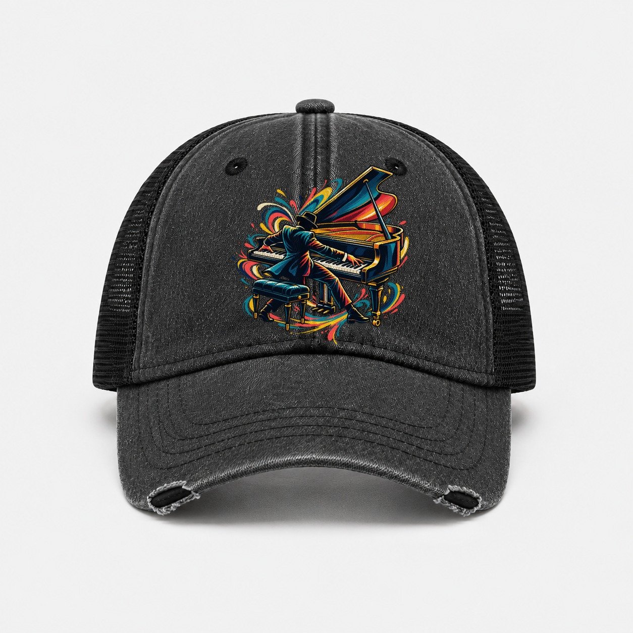 Black — front view