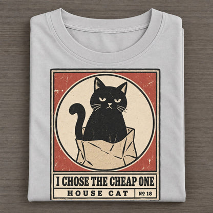 I Chose The Cheap One Neko Says No Classic T-shirt – Grey