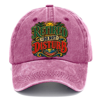 Retired Do Not Disturb Retired Living Classic Cap – Dusty Rose
