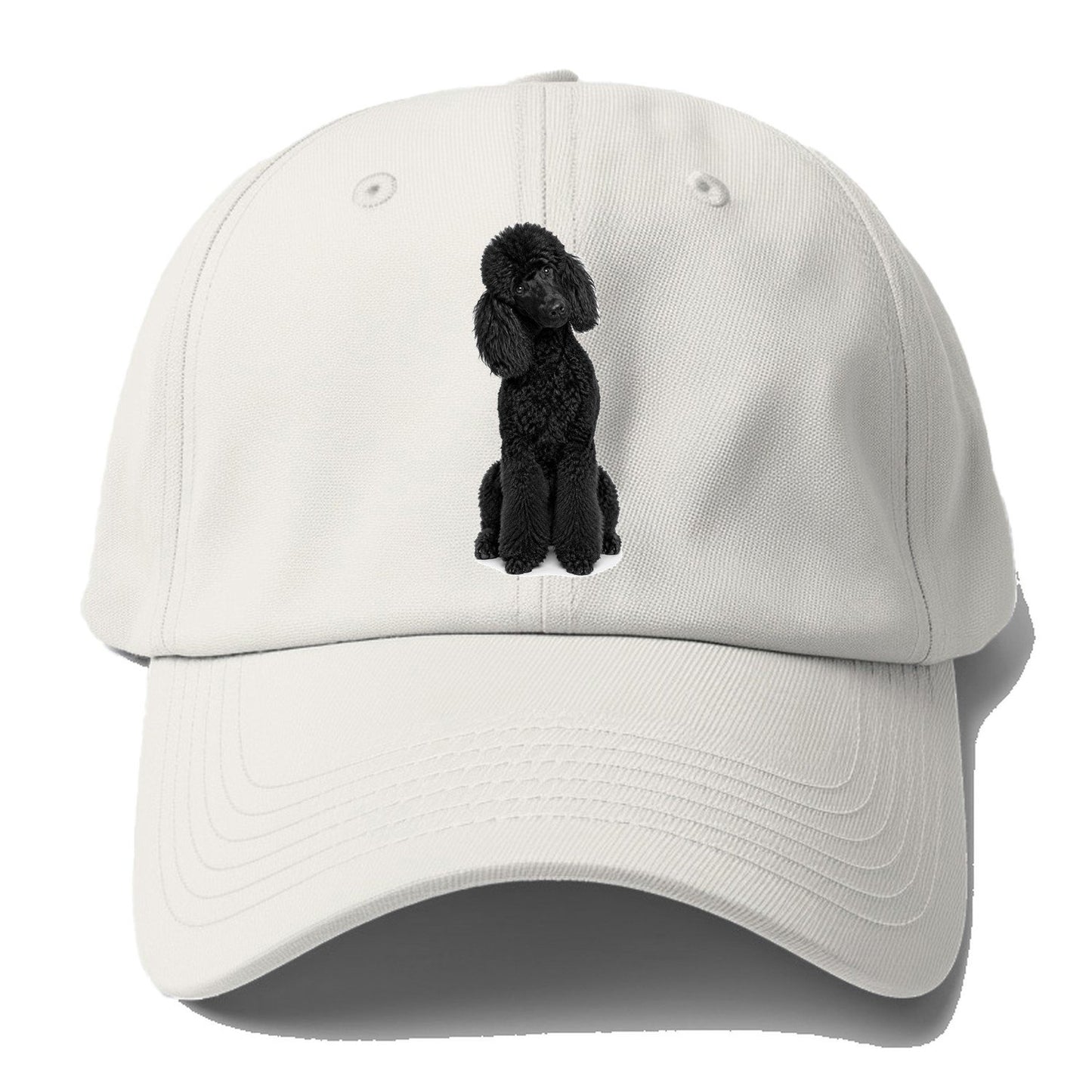 Black Poodle Baseball Cap – Off White