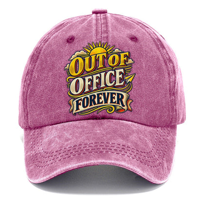 Out Of Office Forever Retired Living Classic Cap – Dusty Rose