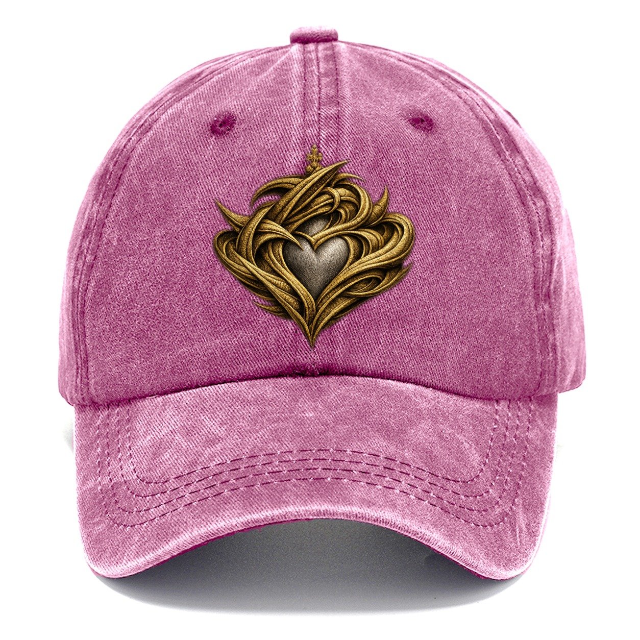 Claddagh Symbol Classic Cap – Dusty Rose