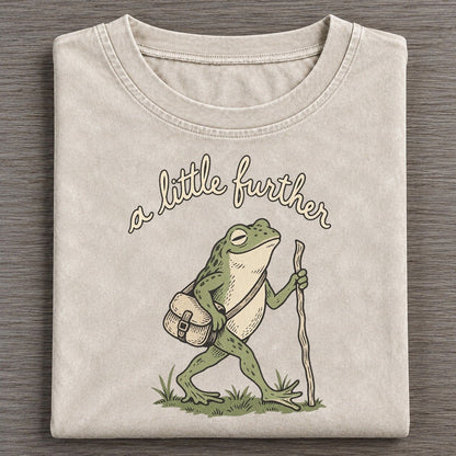 Satchel And Stick Pond Folk Vintage T-shirt – Off White