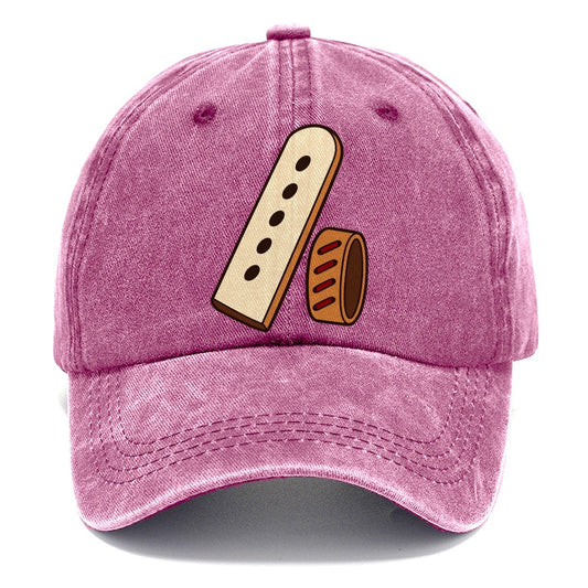 Belt End And Punched Holes Leathercraft Classic Cap – Dusty Rose