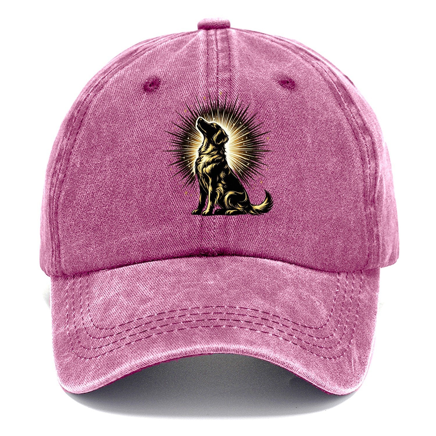 Golden Retriever Sunburst Classic Cap – Dusty Rose