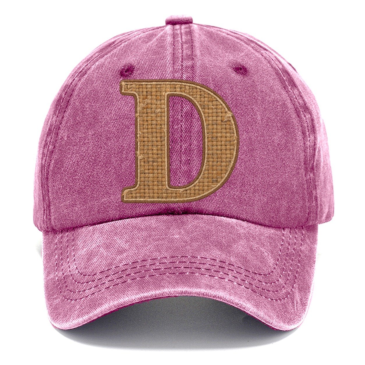 Woven Tweed D Monogram Classic Cap – Dusty Rose