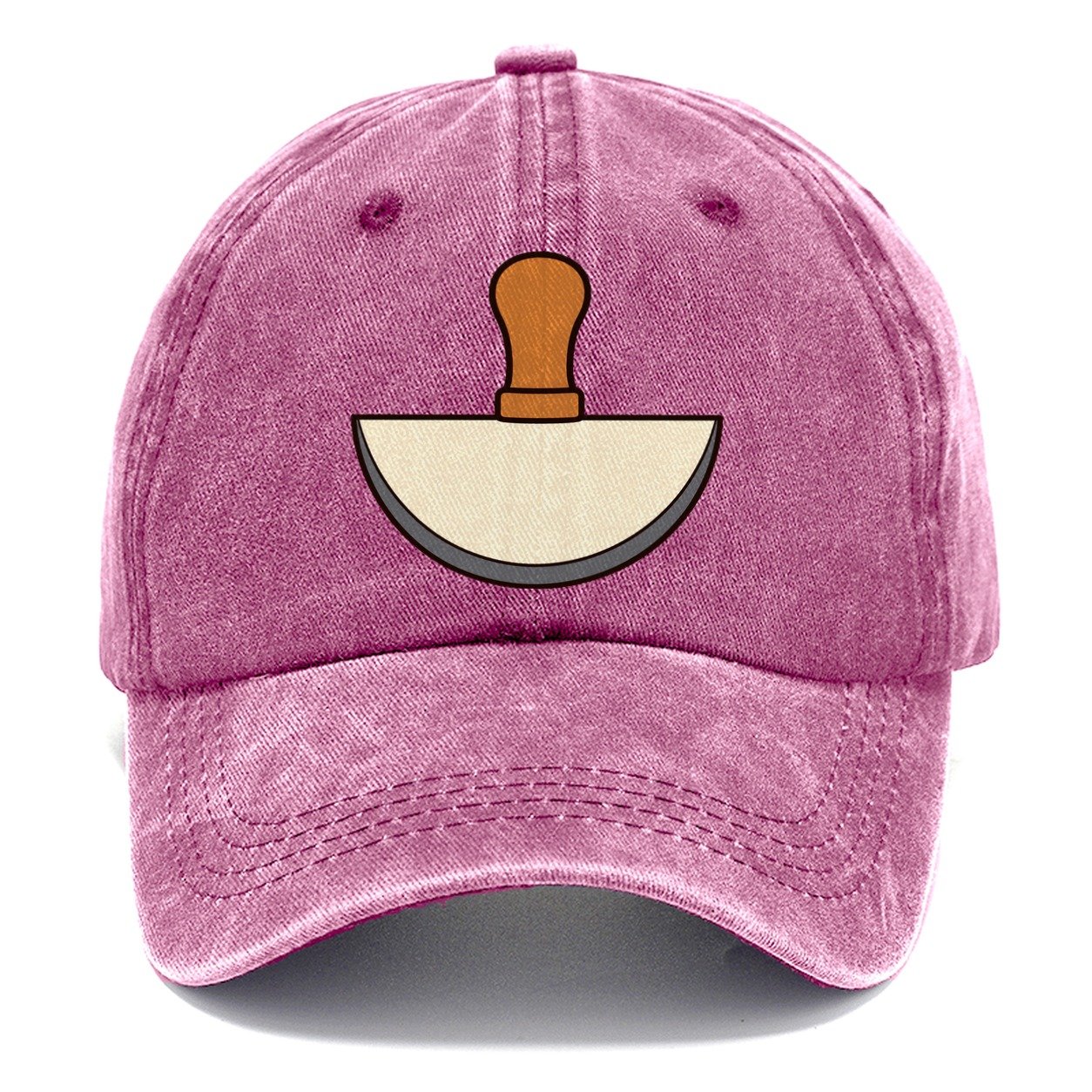 Round Knife Study Leathercraft Classic Cap – Dusty Rose