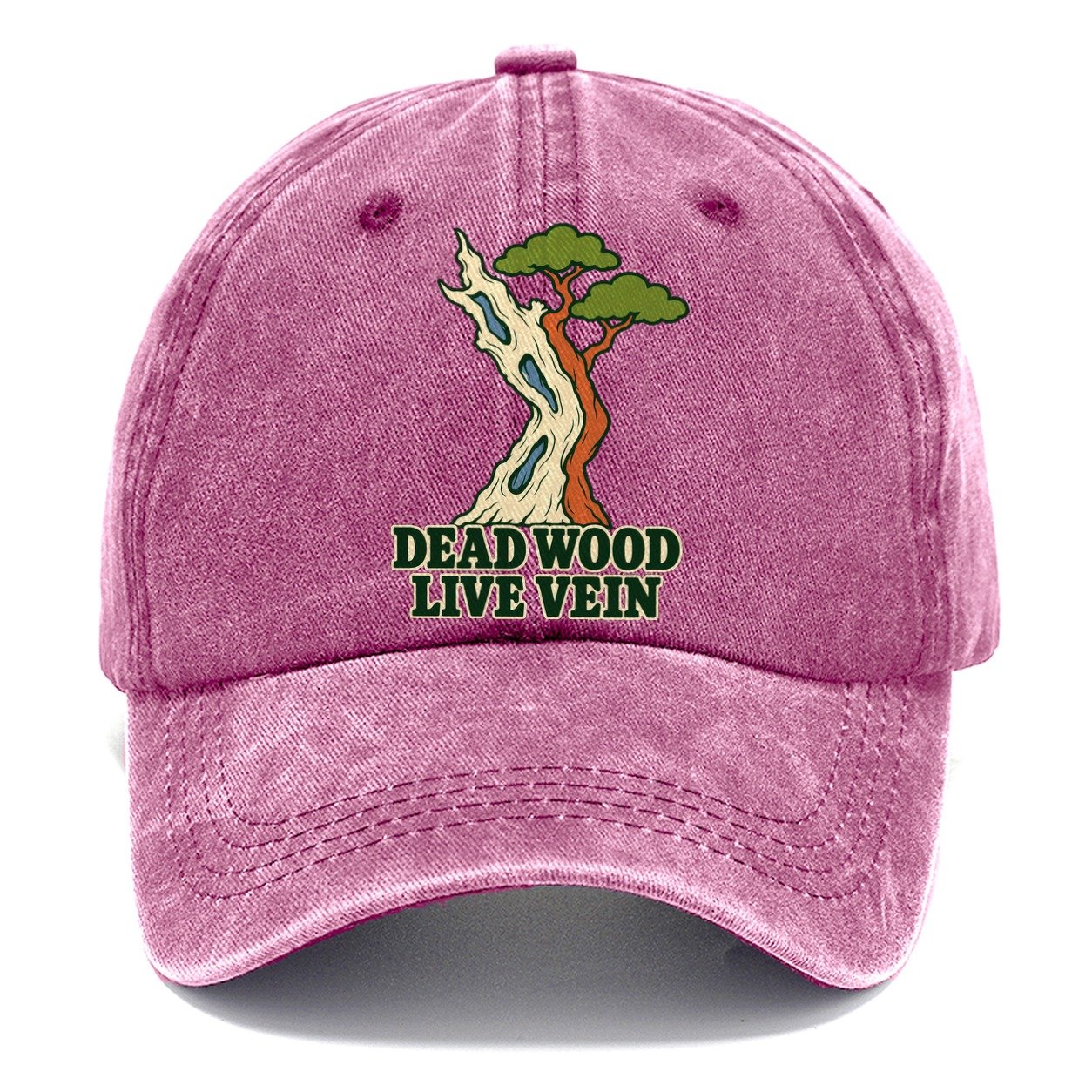 Dead Wood Live Vein Bonsai Classic Cap – Dusty Rose