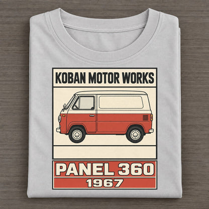 Koban Panel Showa Speed Plates Classic T-shirt – Grey