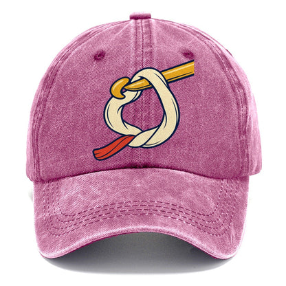 Working Loop Close Up Yarn Crafts Classic Cap – Dusty Rose