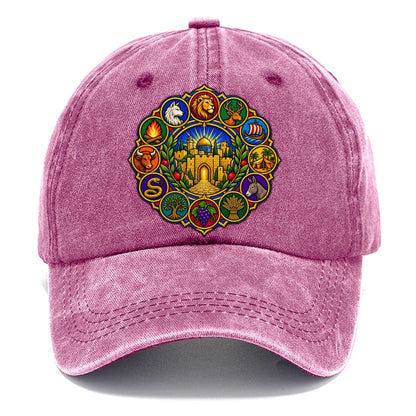 Twelve Tribes Wheel Jerusalem Classic Cap – Dusty Rose