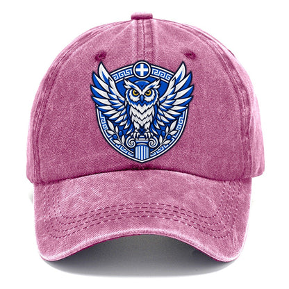 Greece Minimal Emblem Country Logos Classic Cap – Dusty Rose