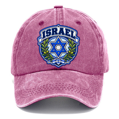 Israel Retro Badge Country Logos Classic Cap – Dusty Rose