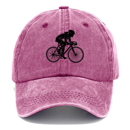 Cyclist Silhouette Classic Cap – Dusty Rose