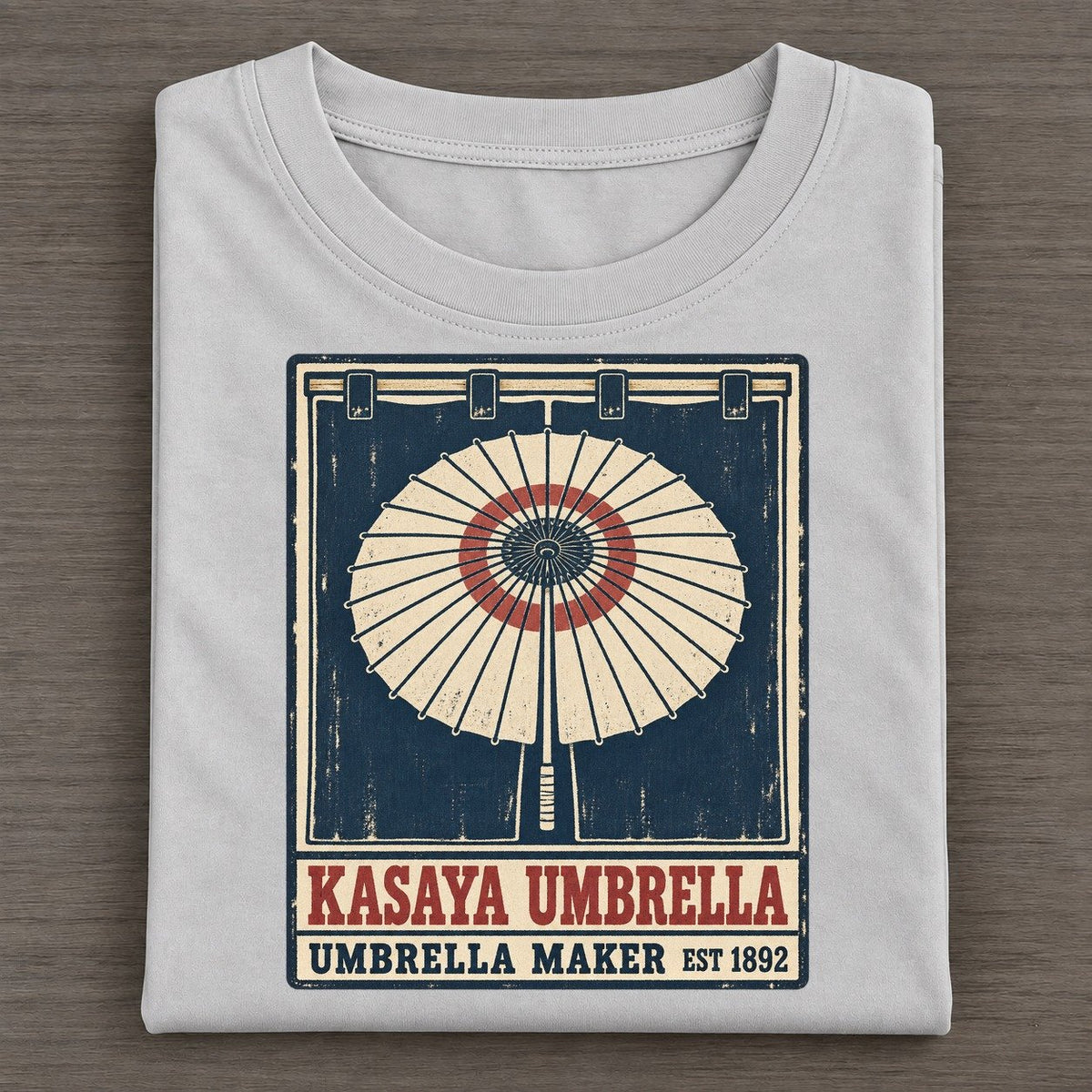Kasaya Umbrella Noren Trade Co Classic T-shirt – Grey