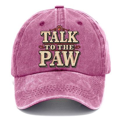 Talk To The Paw American Wit Classic Cap – Dusty Rose