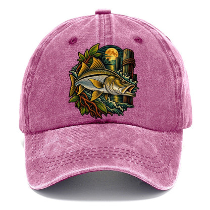 Snook Night Hunter Fishing Club Classic Cap – Dusty Rose
