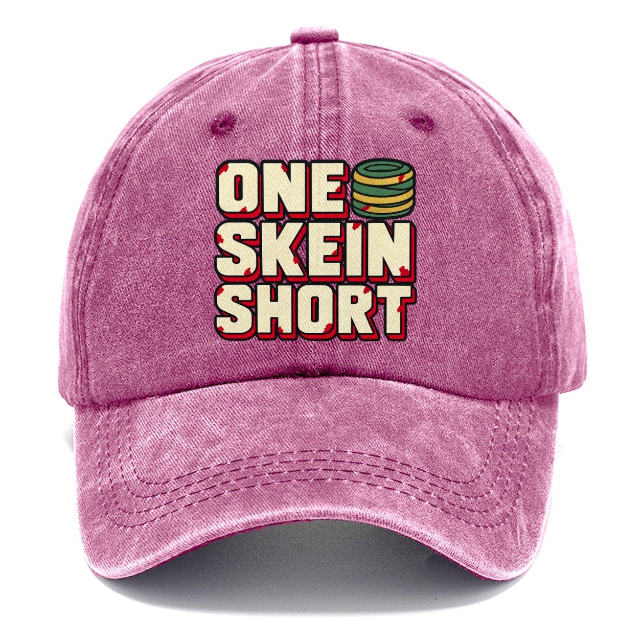 One Skein Short Yarn Crafts Classic Cap – Dusty Rose