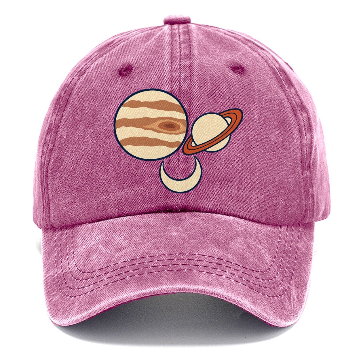 Conjunction Of Two Astronomy And Stargazing Classic Cap – Dusty Rose