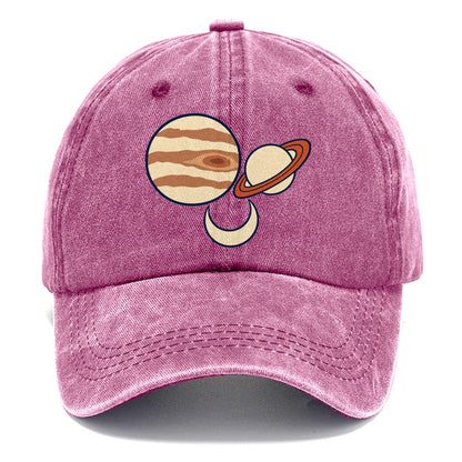 Conjunction Of Two Astronomy And Stargazing Classic Cap – Dusty Rose