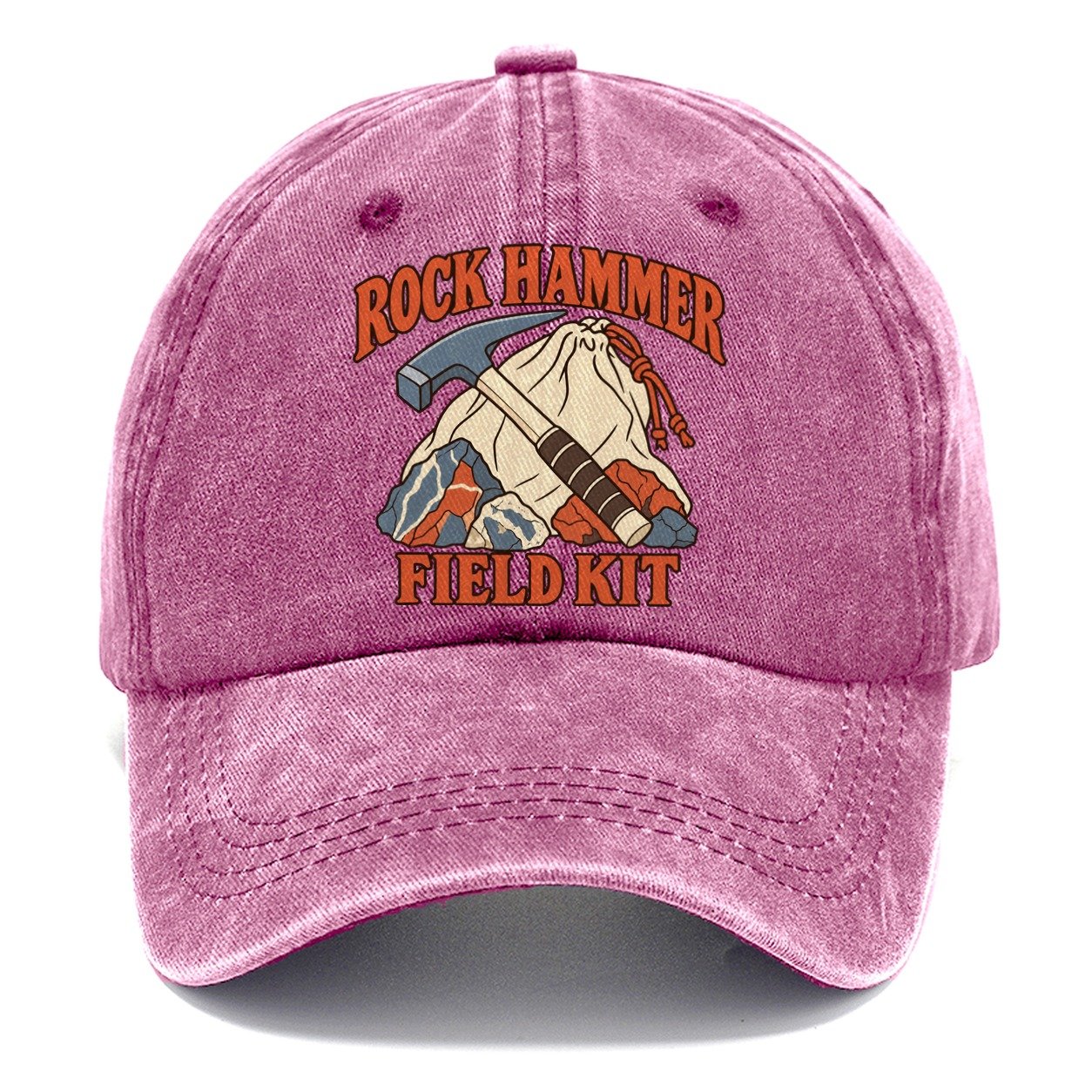 Rock Hammer Field Kit Rocks And Minerals Classic Cap – Dusty Rose