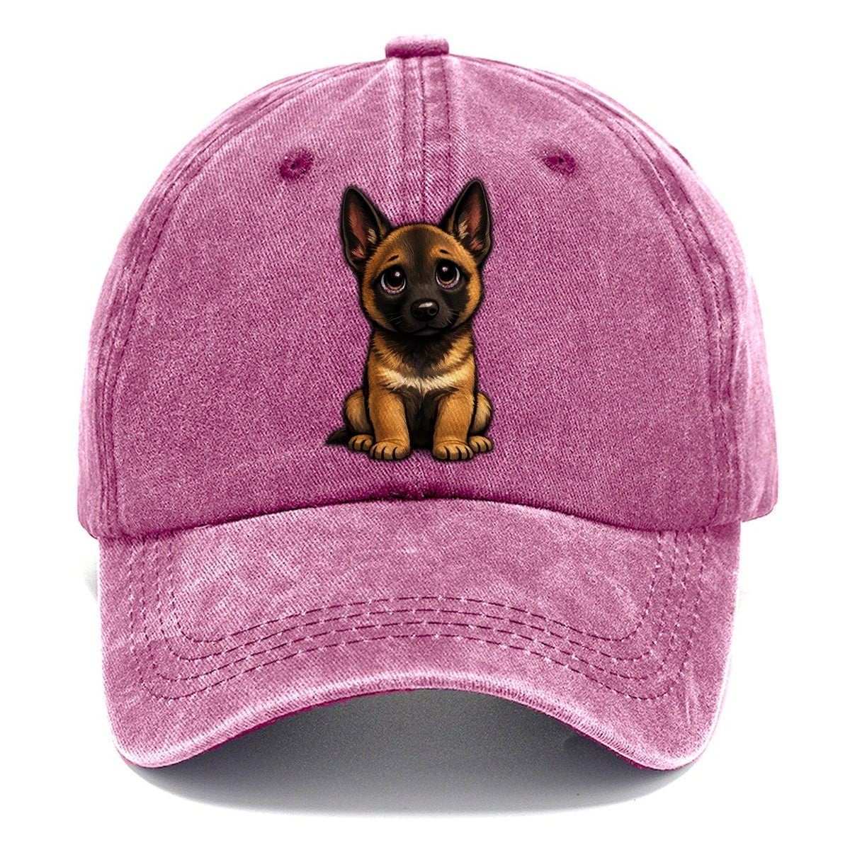 Belgian Malinois Sitting Sweetheart Classic Cap – Dusty Rose