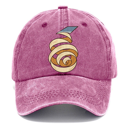 Wood Shaving Spiral Woodworking Classic Cap – Dusty Rose