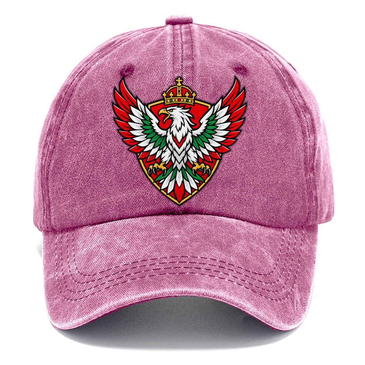 Hungary Minimal Emblem Country Logos Classic Cap – Dusty Rose