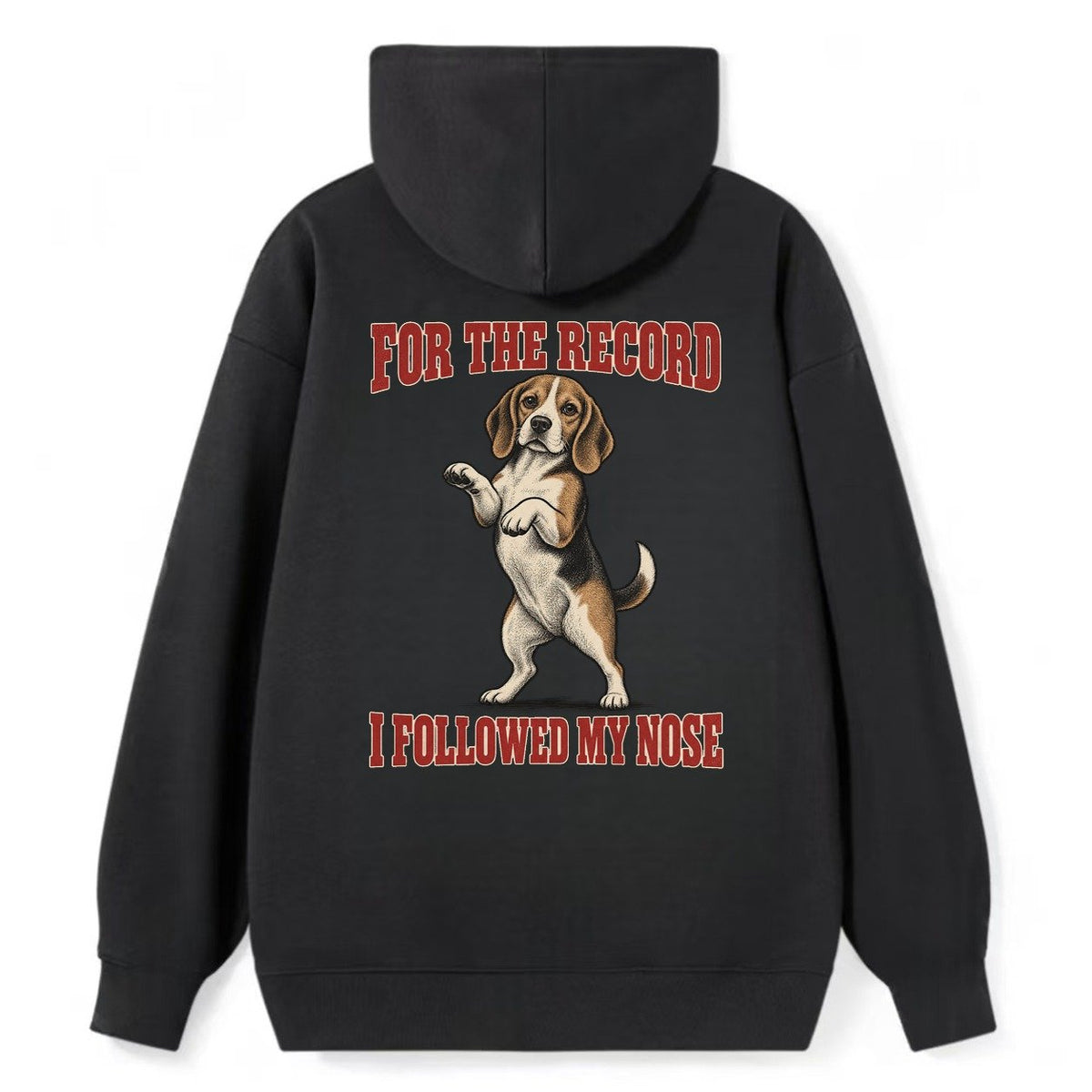 Beagle Dog Declarations Classic Pullover Hoodie – Black