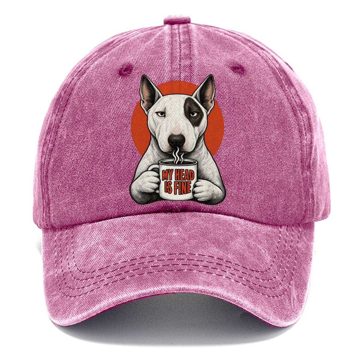 Bull Terrier Mug Truths Dog Mug Truths Classic Cap – Dusty Rose