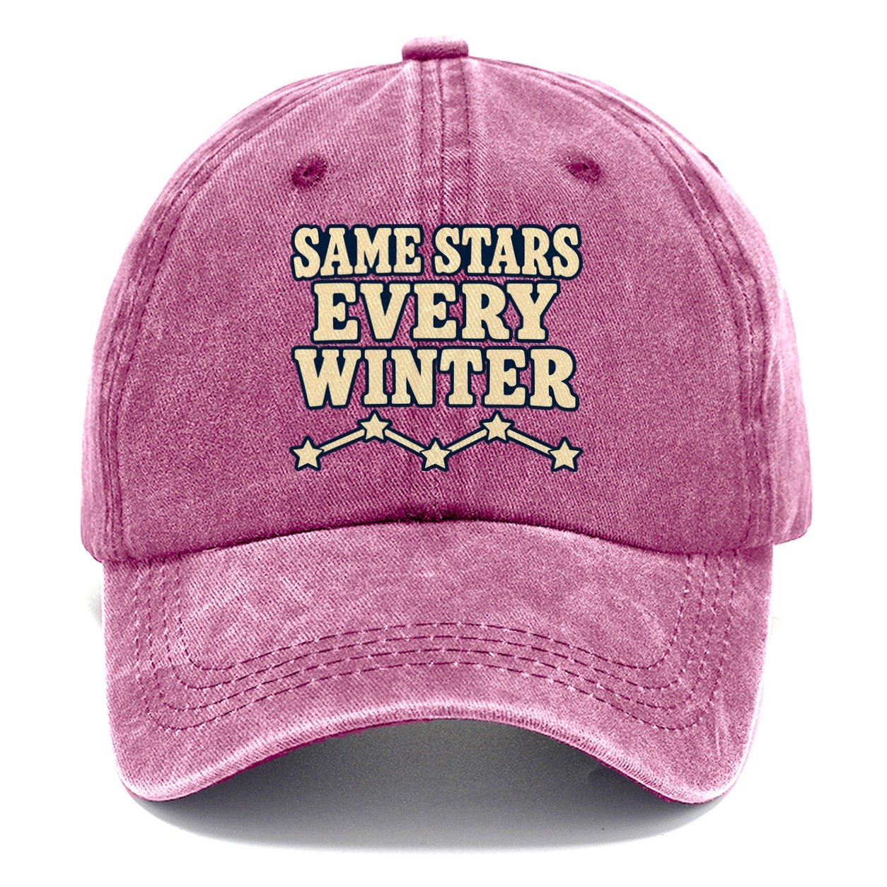 Same Stars Every Winter Astronomy And Stargazing Classic Cap – Dusty Rose