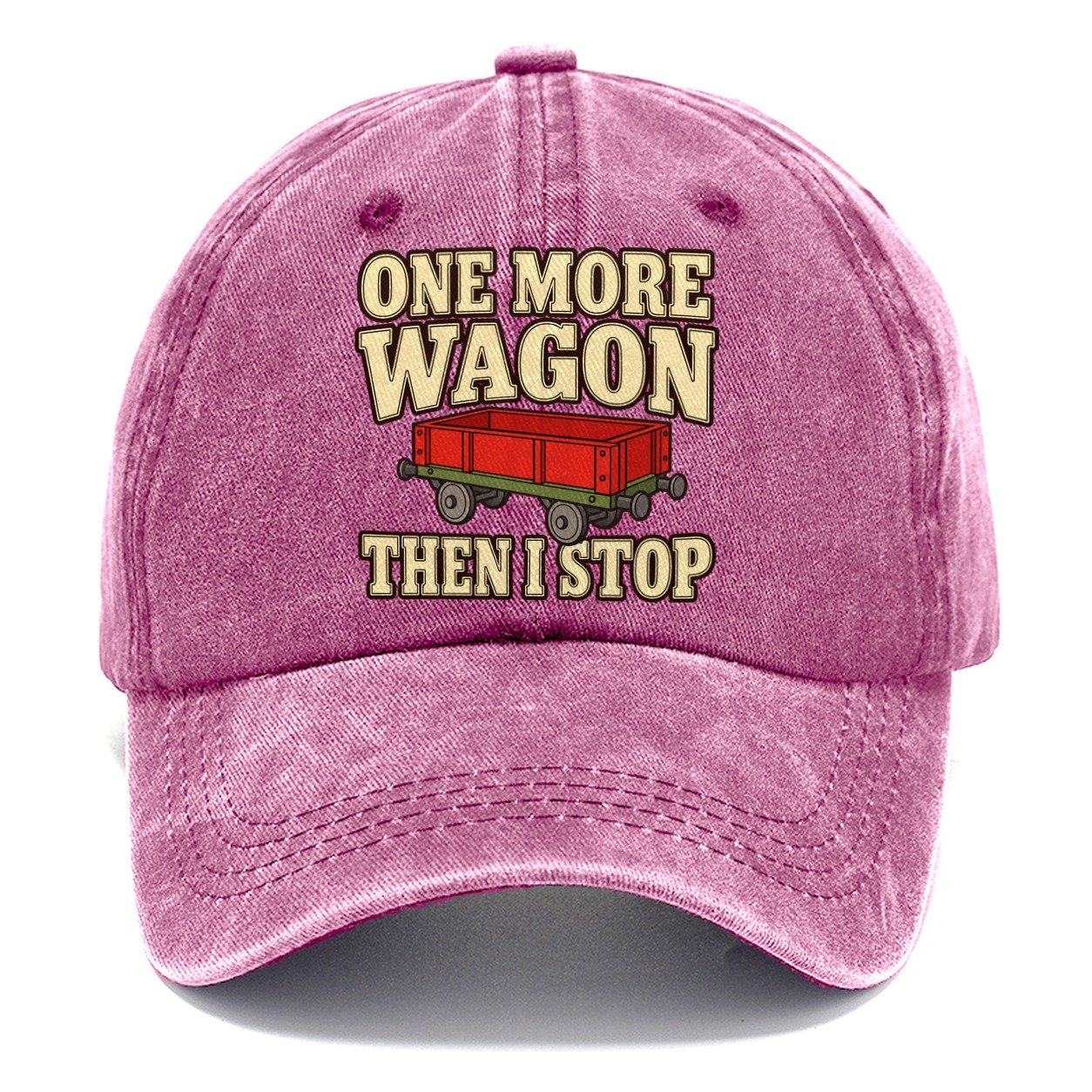 One More Wagon Then I Stop Model Railways Classic Cap – Dusty Rose