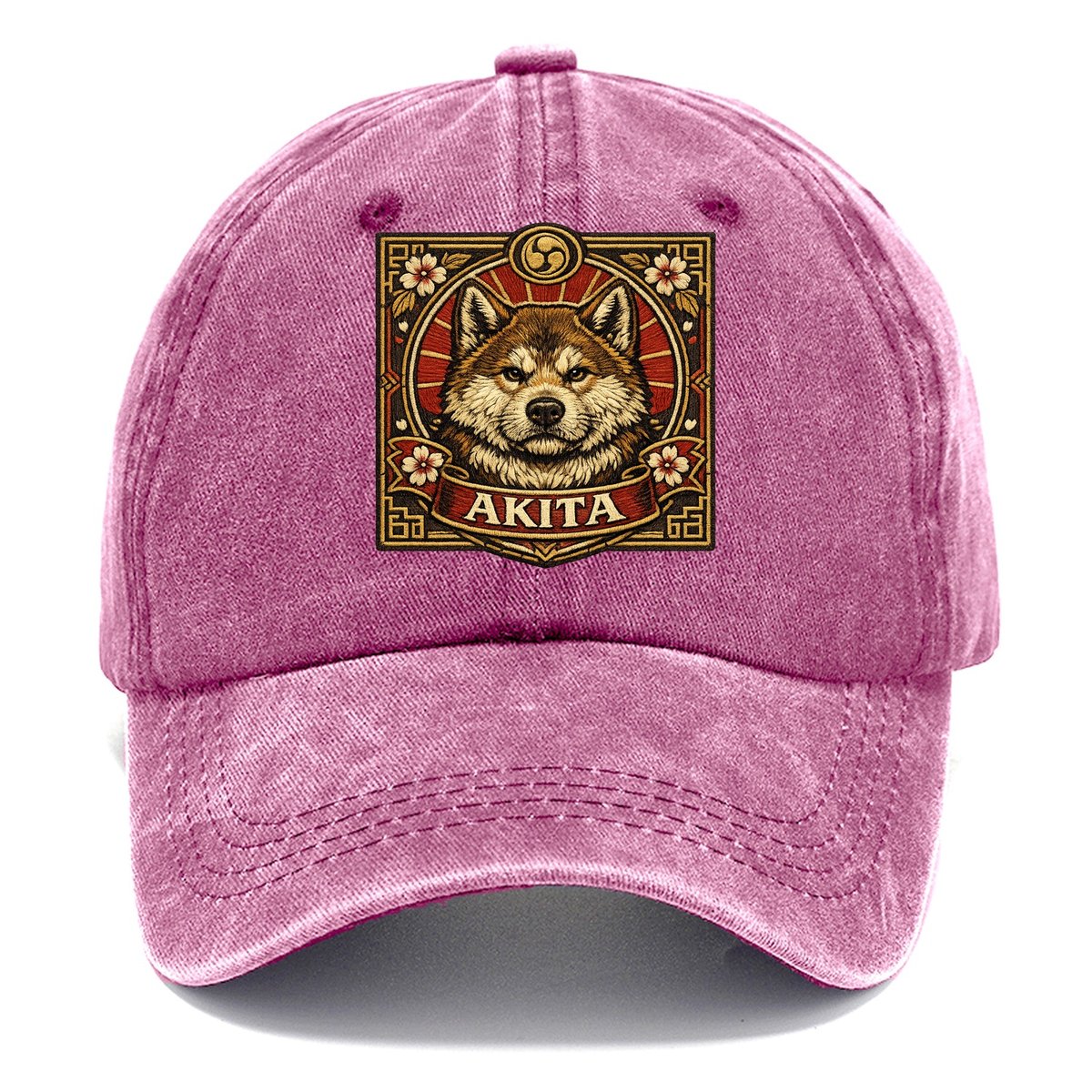 Inked Akita Classic Cap – Dusty Rose
