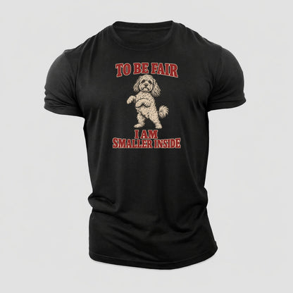 Cockapoo Dog Declarations Cotton T-Shirt – Black