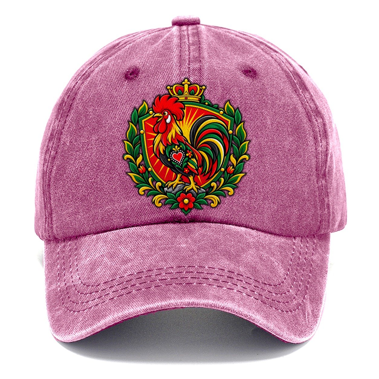 Portugal Heraldic Crest Country Logos Classic Cap – Dusty Rose