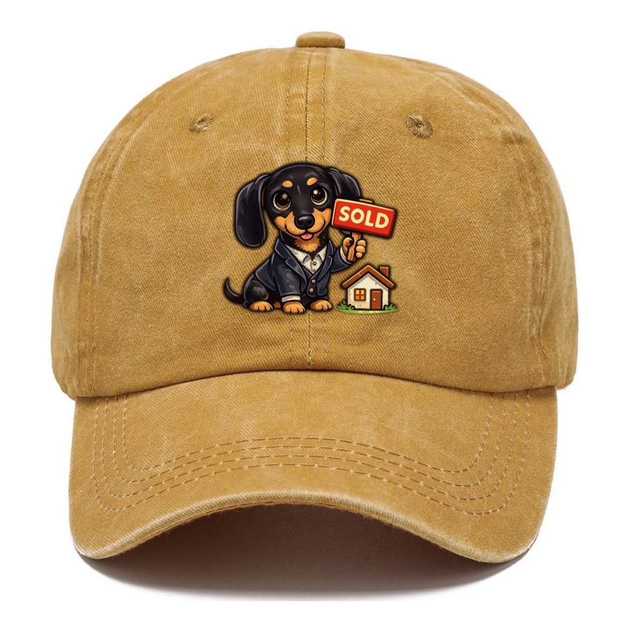 Dachshund Realtor Sold Sign Classic Cap – Golden Harvest