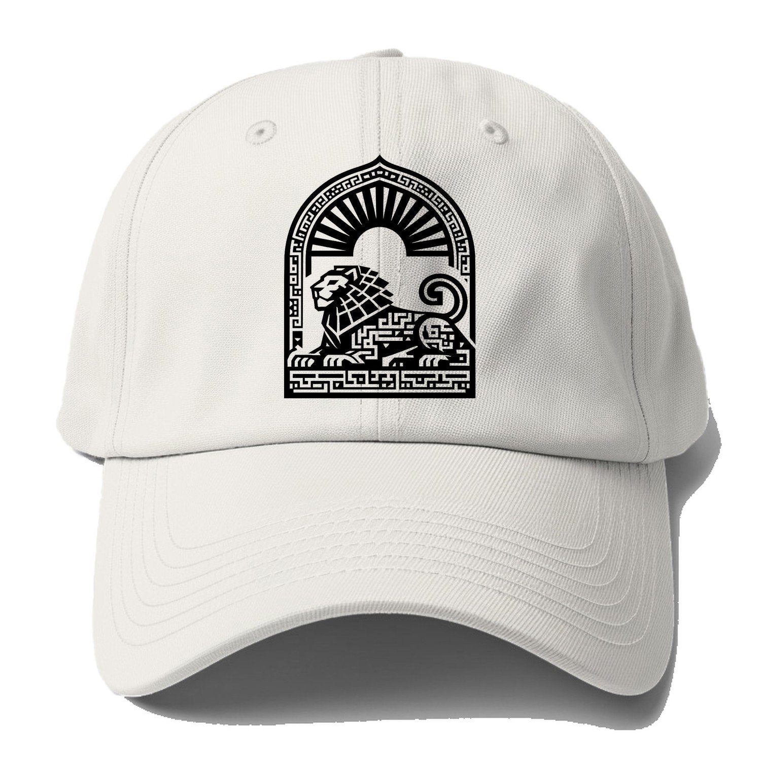 Persian Lion Arch Baseball Cap – Off White
