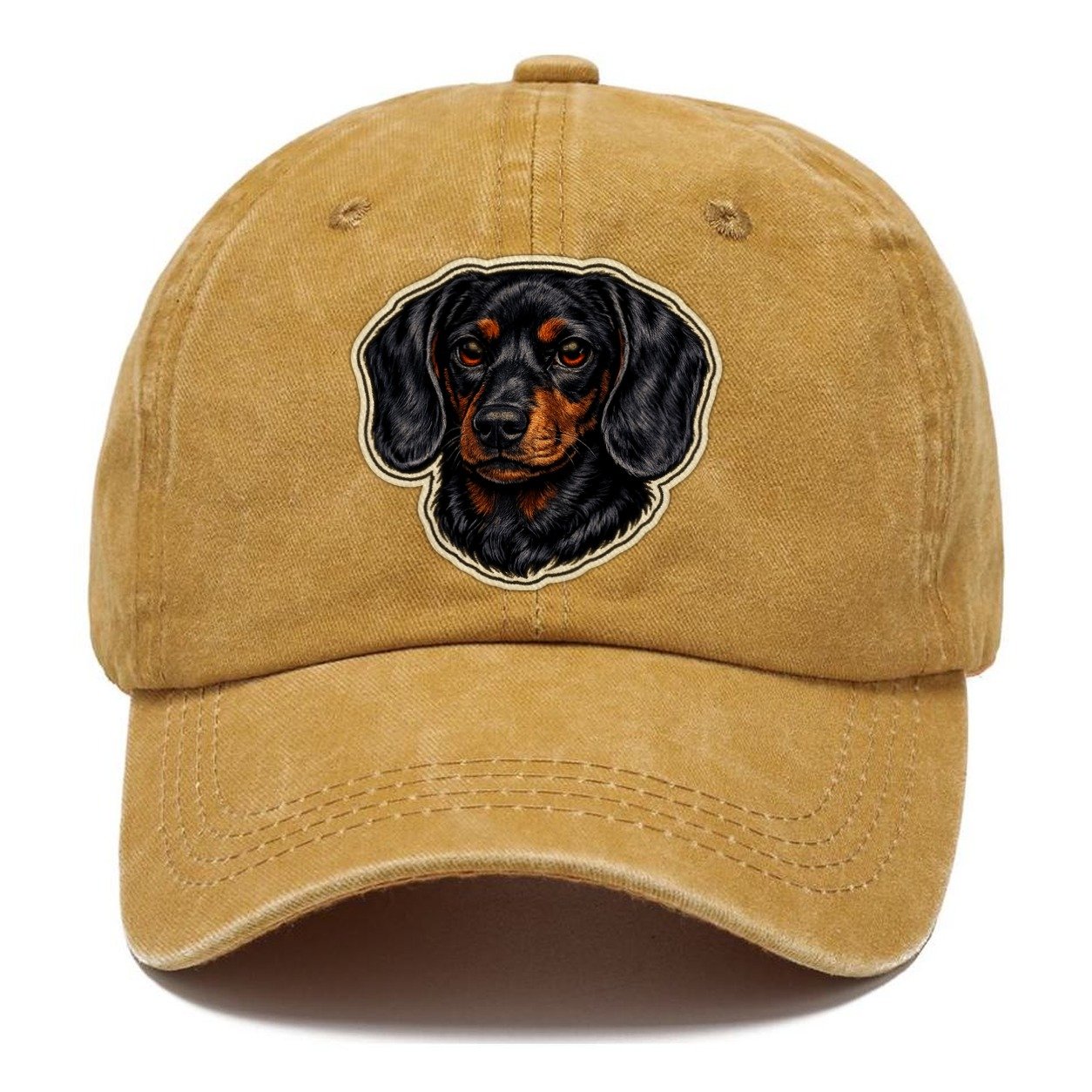 Dachshund Portrait Classic Cap – Golden Harvest