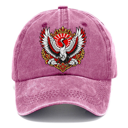 Japan Heraldic Crest Country Logos Classic Cap – Dusty Rose