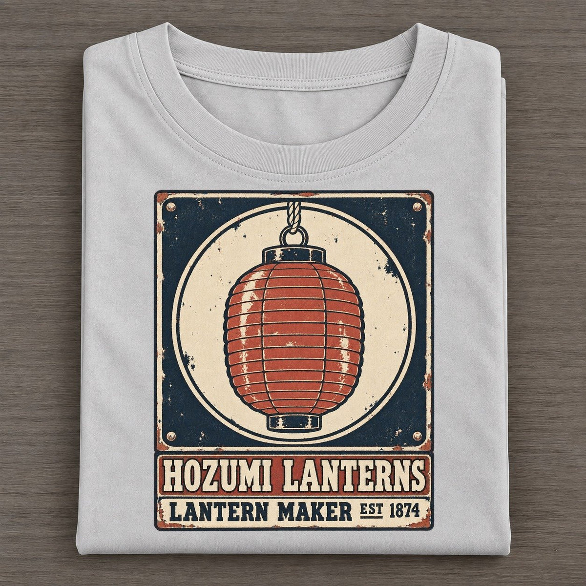Hozumi Lantern Works Noren Trade Co Classic T-shirt – Grey
