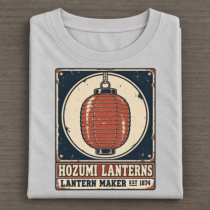 Hozumi Lantern Works Noren Trade Co Classic T-shirt – Grey
